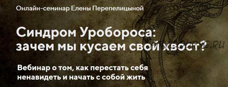 Синдром Уробороса: зачем мы кусаем свой хвост? (Елена Перепелицына)