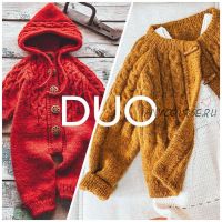 [Elfcrochet] DUO комбинезон + кардиган AIR_COLLECTION (Эльвира Рукосаева)