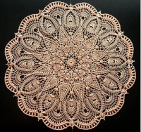 Салфетка крючком Doily Anna (Галина Борисова)