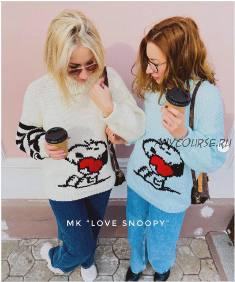 Свитер «Love Snoopy» (barbie.nika)