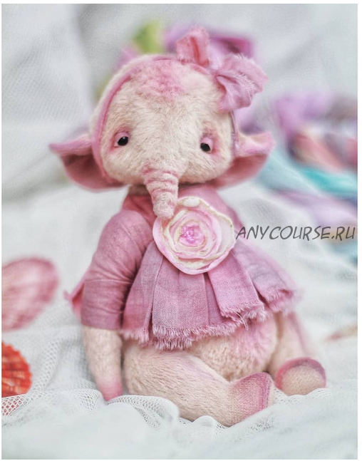 Мини видео курс по слоне + выкройка (Анна Ковалева)