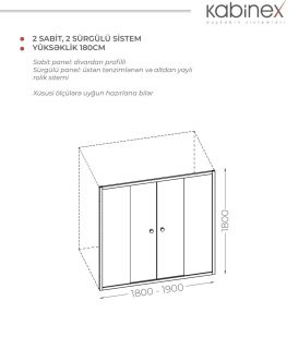 KABİNEX | Düz Paddon Duşaltılar üçün  Duş Kabina