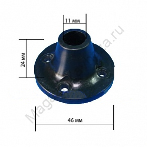 ОПОРА МЕБЕЛЬНАЯ ПЛАСТИК ВЫСОТА 24