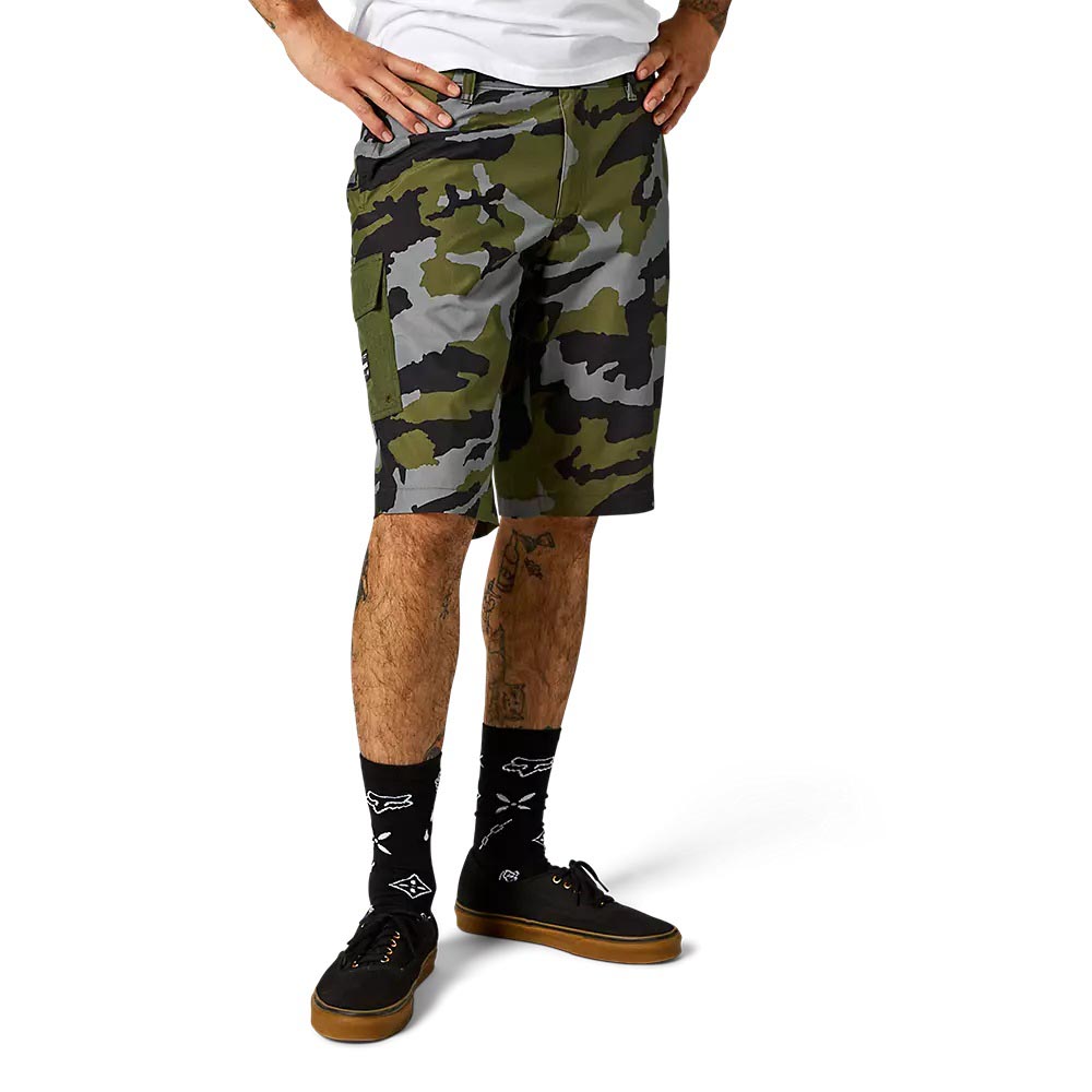 Fox Essex Tech Print Short Green Camo шорты