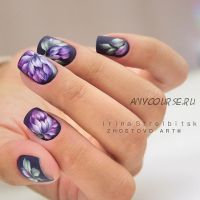 [Schoolnailis] Жостово в nail art (Ирина Стрельбицкая)