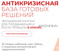 Антикризисная волшебная кнопка: база готовых решений для продвижения и роста прибыли в кризис (Александра Гуреева)