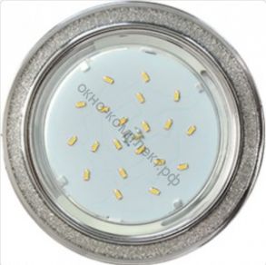 Ecola GX53 H4 DL3901 св-к Круг под Стеклом Серебряный блеск/хром 38x106 FS53GRECB арт: 645316