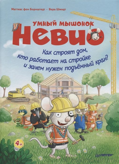 Умный мышонок Невио. Как строят дом, кто работает на стройке и зачем нужен подъёмный кран?