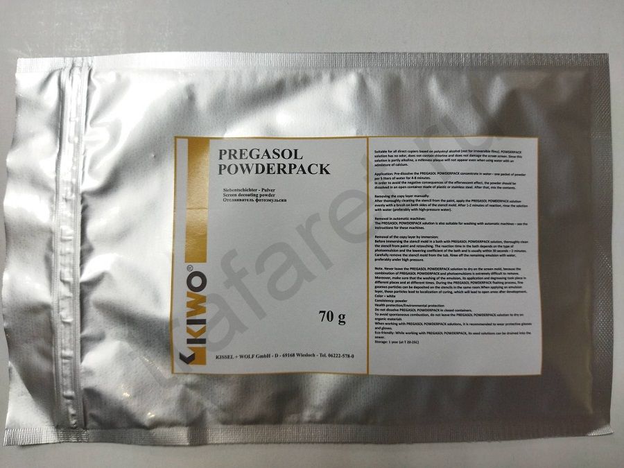 PREGASOL POWDERPACK   Порошок для удаления всех типов эмульсий. 1по70 гр.на 5 литров воды (1-2% раствор).