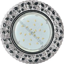 Ecola GX53 H4 LD7040 св-к Круг "Бабочки" подсветка 4K Тонированный/Хром 35x125 FY53CBEFB арт: 622597