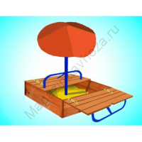 Песочница Коробка с крышками с Зонтиком №20