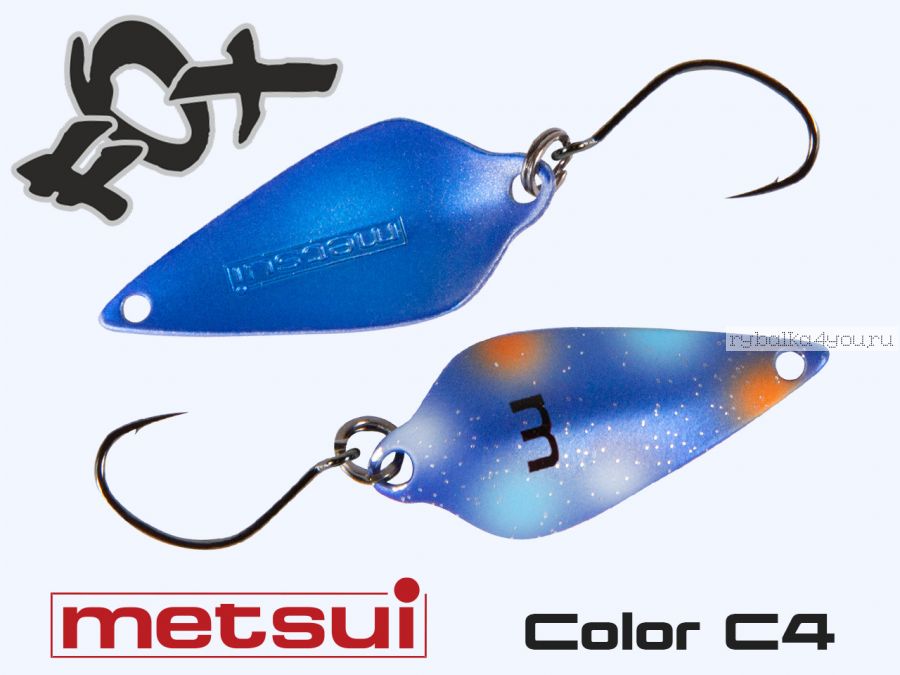 Блесна Metsui Fox 28 мм / 2,1 гр / цвет: C4