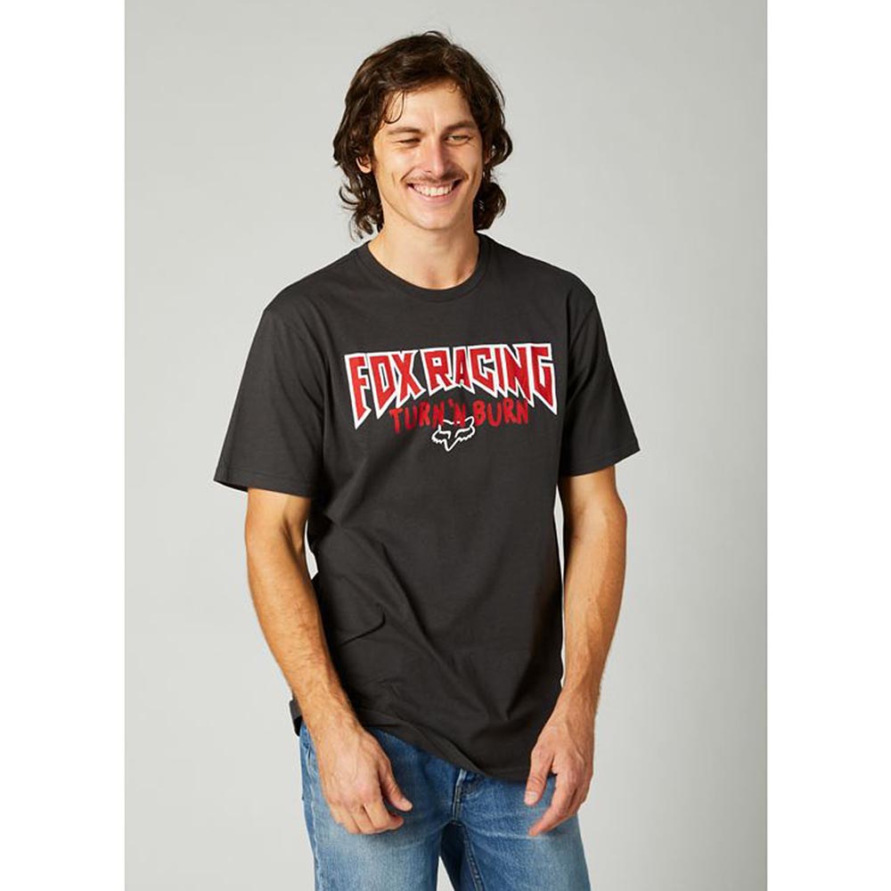 Fox Roadie SS Premium Tee Black Vintage футболка