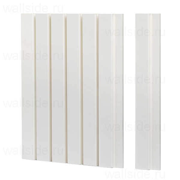 Реечная стеновая панель Ликорн кремовая