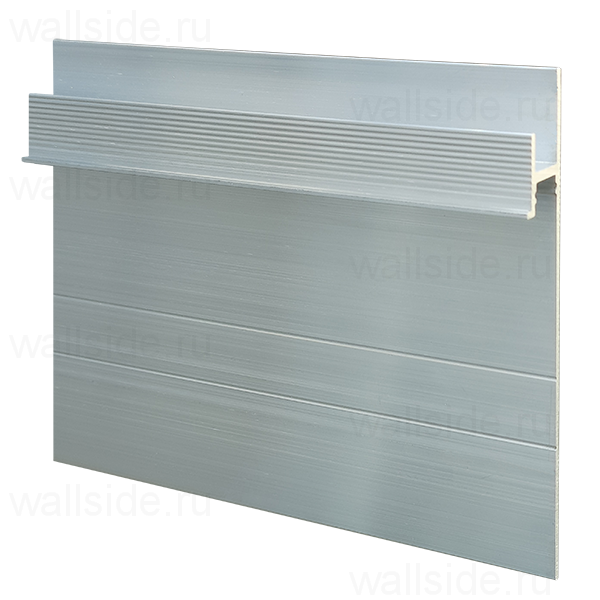 Скрытый плинтус Ликорн С-02.2.1 со вставкой 70 мм