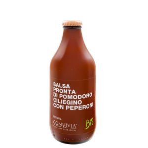 Соус томатный из черри и сладкого перца БИО Convivia Salsa Pronta di Pomodoro Ciliegino con Peperoni Bio 330 г - Италия