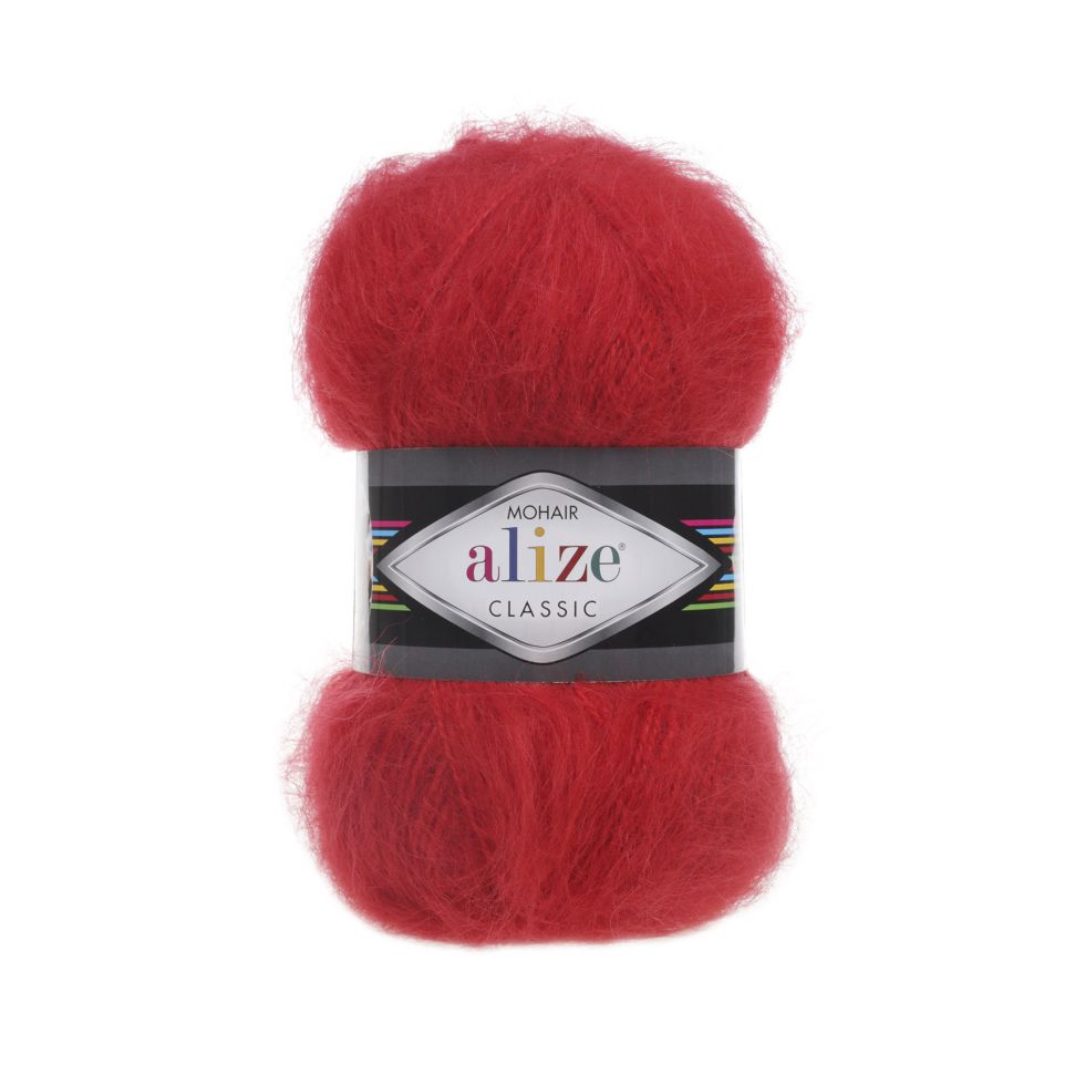 Mohair classik (Alize) 56-красный