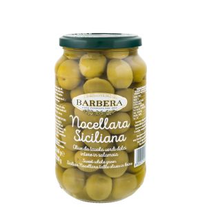 Оливки зеленые Ночеллара Barbera Nocellara Siciliana 560 г - Италия