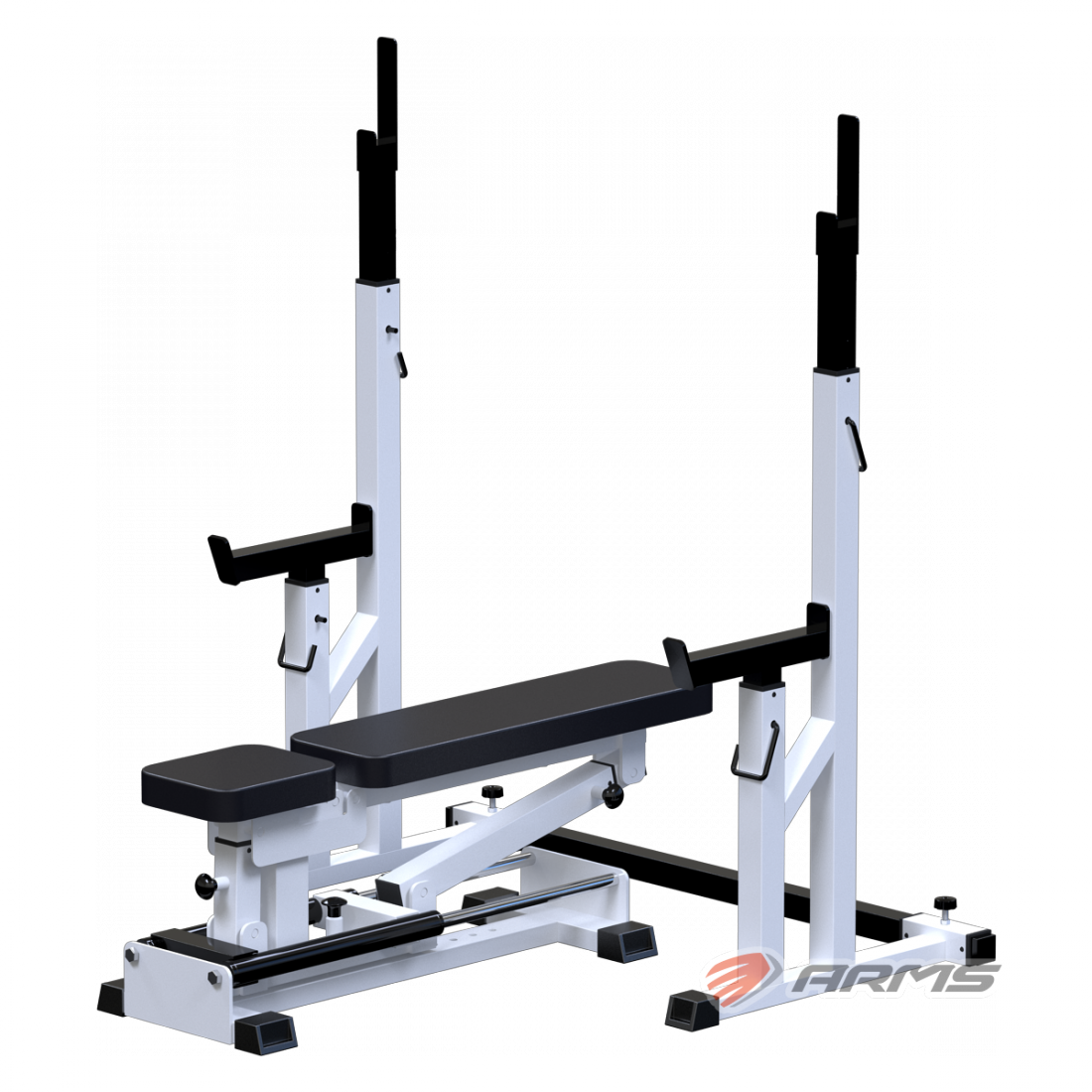 Скамья регулируемая со стойками ARM1001