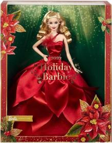 Barbie signature 2022 Holiday Barbie Doll Барби кукла HBY03 HBY04