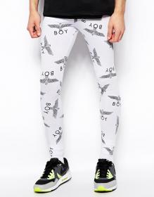 Леггинсы с повторяющимся логотипом BOY London