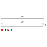 Мебельная Ручка Colombo Design F101I схема 320мм