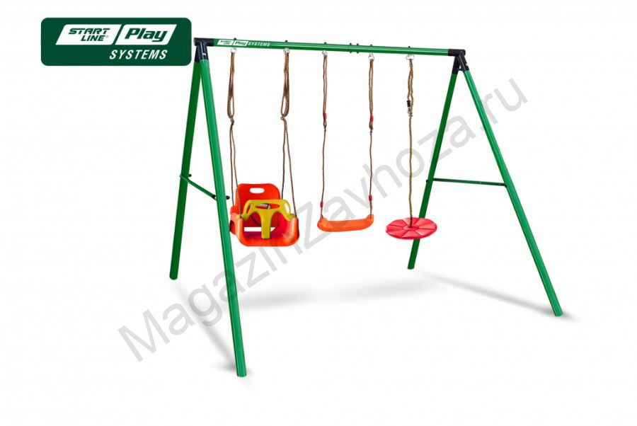 Качели SLP SYSTEMS 3 секции плюс диск плюс лодочка плюс качели с фиксацией