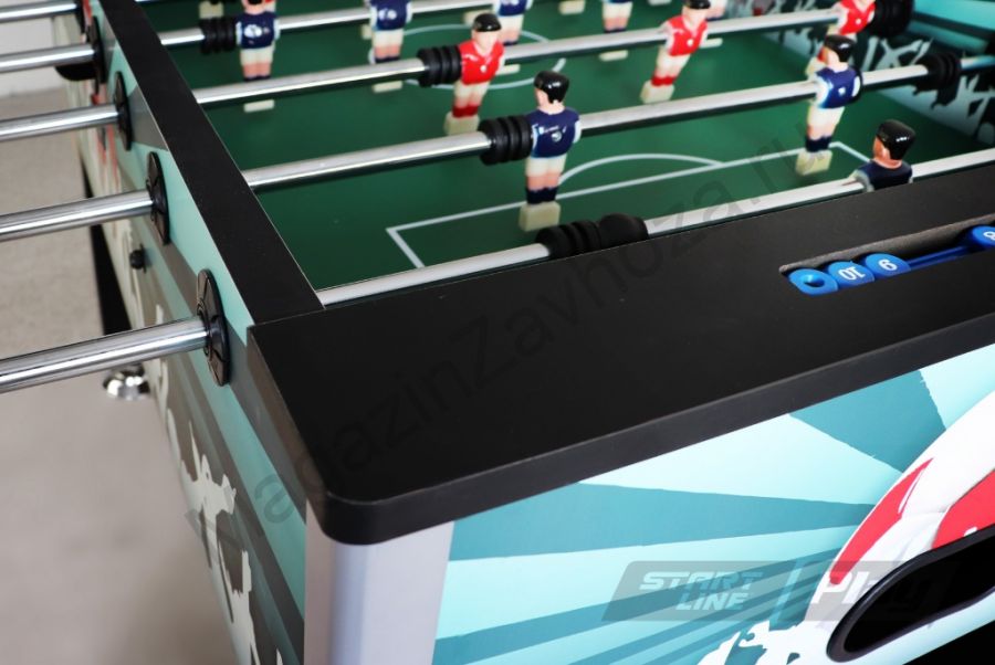 Настольный футбол Tournament Start Line Play 5 футов цветной