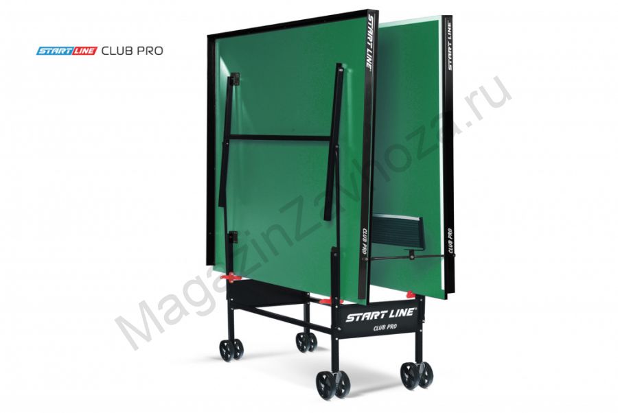 Теннисный стол Club Pro Green - стол для настольного тенниса в помещении, подходит как для частного использования, так и для школ