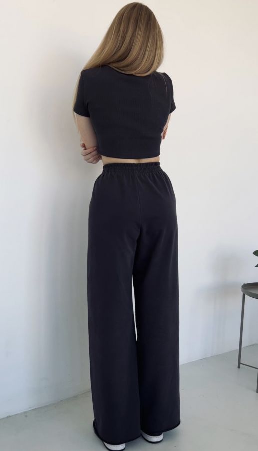 Топ укороченный в рубчик