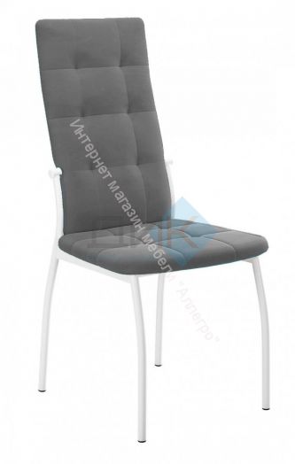 Стул ГАЛС-М каркас белый ткань B22 GREY