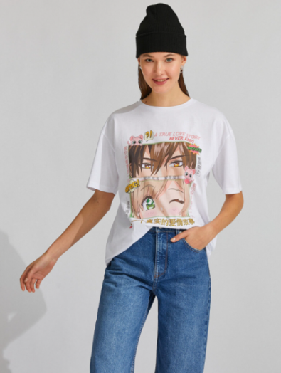 Koton Футболка женская 2SAL10541IK