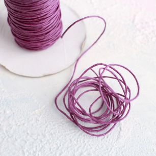 Вощеный шнур Винно-лиловый 5м