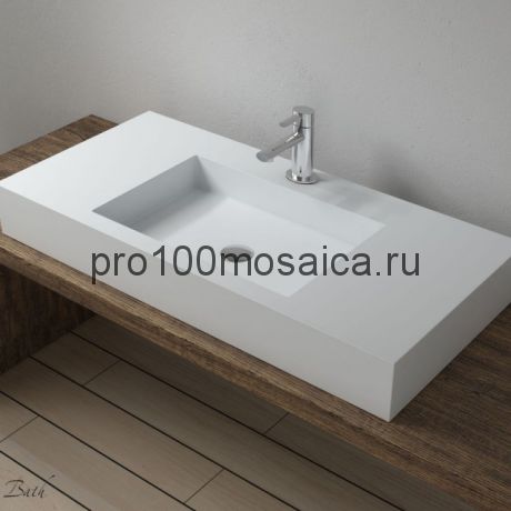 NST-10481 Раковина из POLYSTONE (акриловый камень) размер,мм: 1000*480*125 (NS BATH)