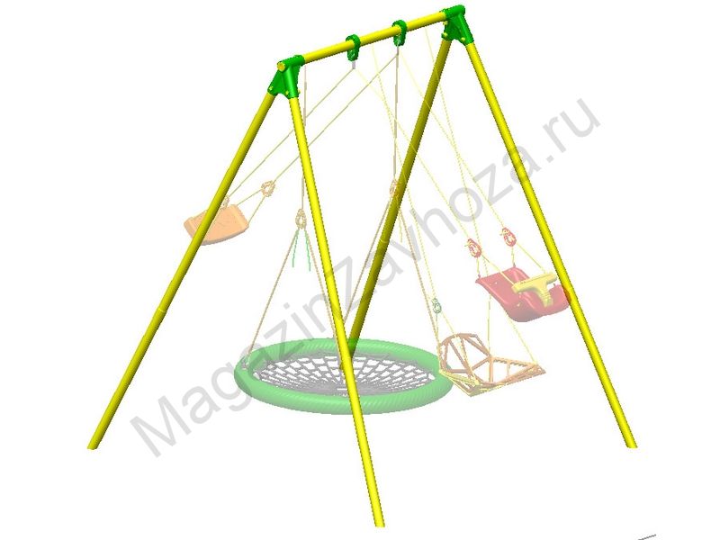 Качели (каркас) одиночные Leco-IT Outdoor Plus