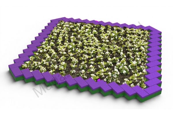 Цветник из GigaBloks 10" большой