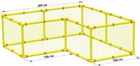 Большой детский манеж Home 200 х 200 см Г-образный