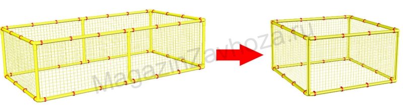 Дополнительная сетка для манежа 125 х 125