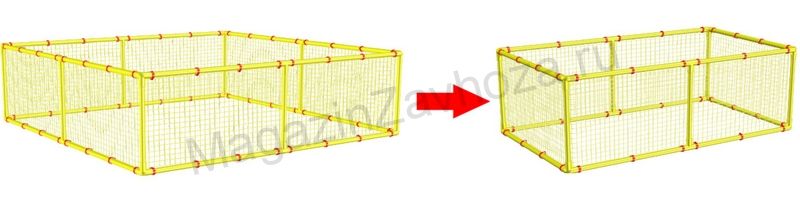 Дополнительная сетка для манежа 125 х 250