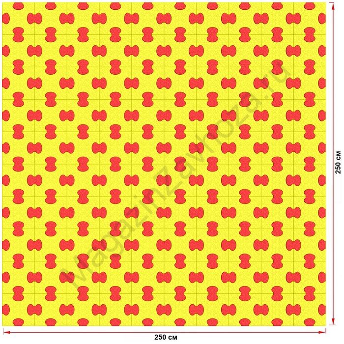 Пазловое дно для детского манежа Leco-IT Home 250 х 250 см