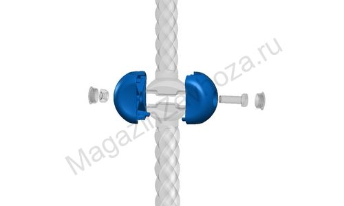 Узловой элемент 2-х сторонний 10 шт синий