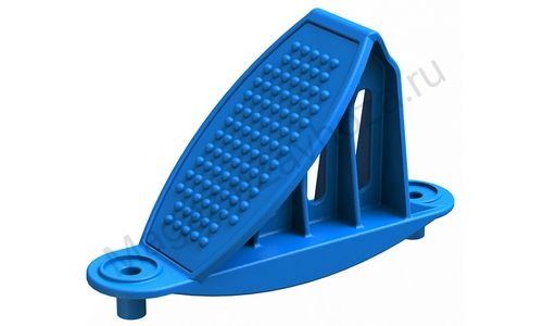 Упор для ног для качелей парных син