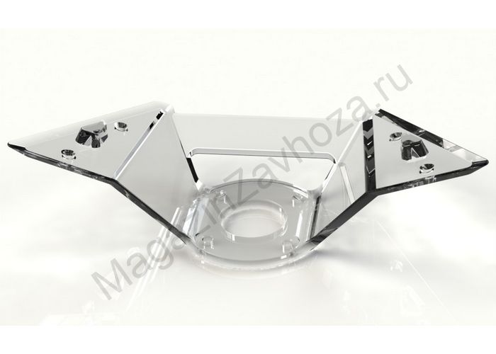 Кронштейн для стула бел прозрачный