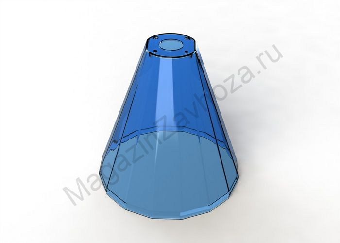 Основание для стула и стола син прозрачный