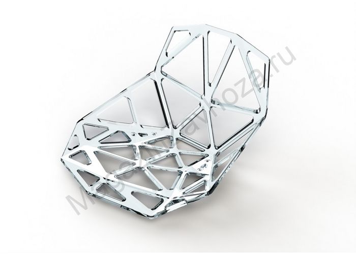 Сидение для стульев и качелей бел прозрачный