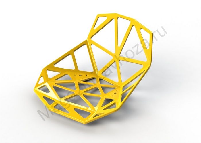 Сидение для стульев и качелей желт