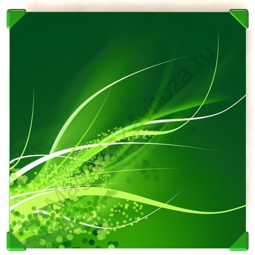 Столешница зел с рисунком №2