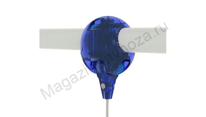 Подшипниковая система качания с креплениемна трубу 38 мм макс 300 кг син прозрачный