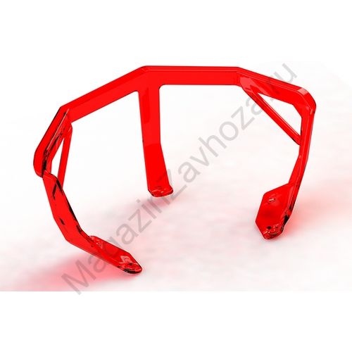 Поручень для детских качелей красный и стульев прозрачный