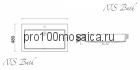NST-80480 Раковина из POLYSTONE (акриловый камень) размер,мм: 800*480*180 (NS BATH)